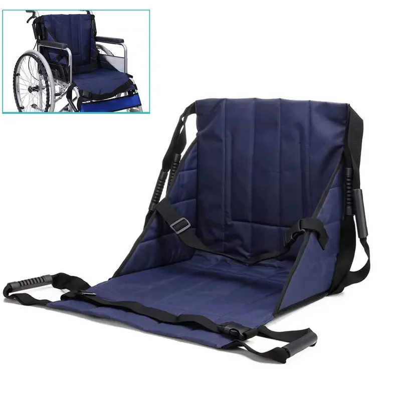 Multi-Purpose Wheelchair Transfer Belt Elderly Patient Lifting Sling Seat Pad Mobility Assistance Pad for Disabled Moving Straps