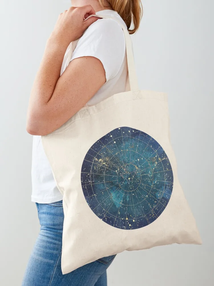 

Star Map :: City Lights Tote Bag Big bag Shopping bags Eco bag reusable shopping bags