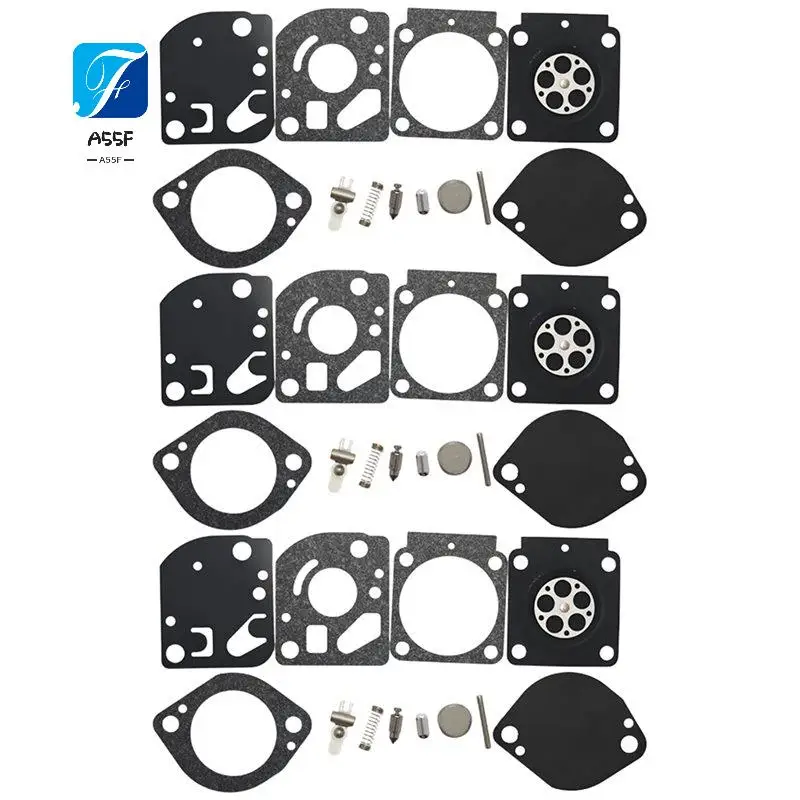 A55F-3Pcs Carburetor Diaphragm Gasket Repair Kit For Stihl BR500 BR550 BR600 Trimmer ZAMA RB-114 Replacement Spare Part