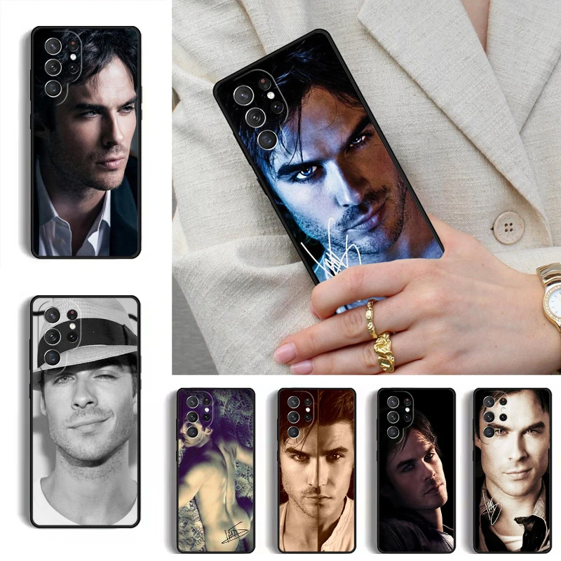 Coque Vampire Diaries Damon Phone Case for Samsung Galaxy S26 S25 Ultra S24 S23 S22 S21 Plus Note 10 Bumper Cover