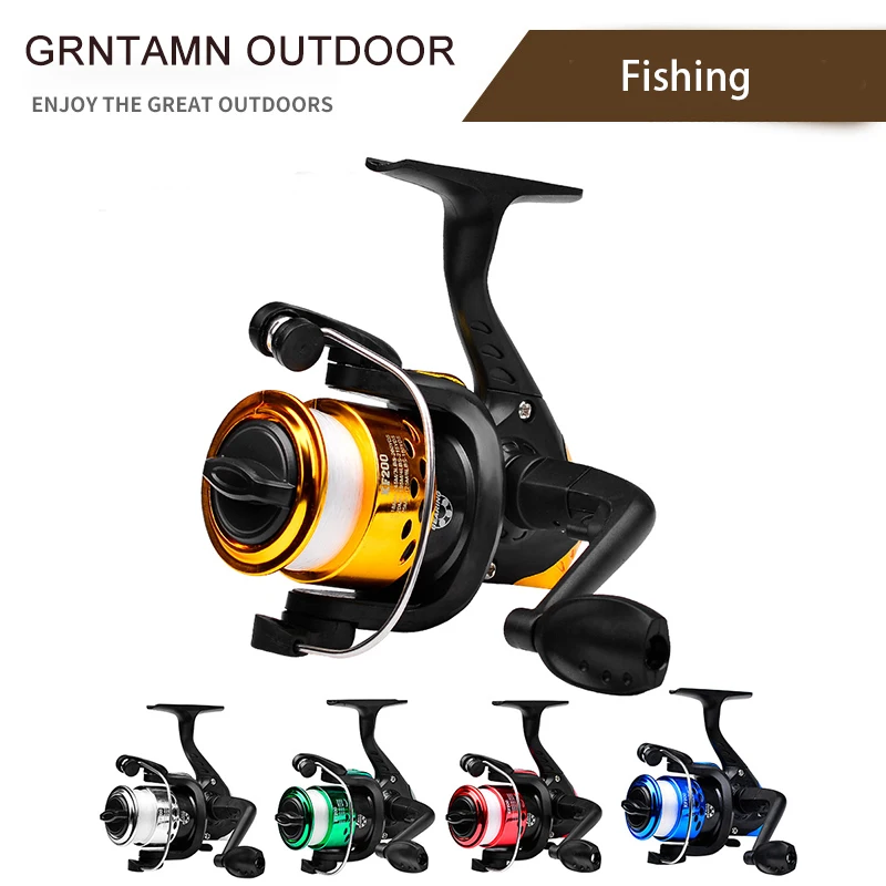 

1pc Premium Spinning Fishing Reel with High Speed Gear Ratio 5.2:1 and Bait Folding Rocker - Includes Strong Fishing Line