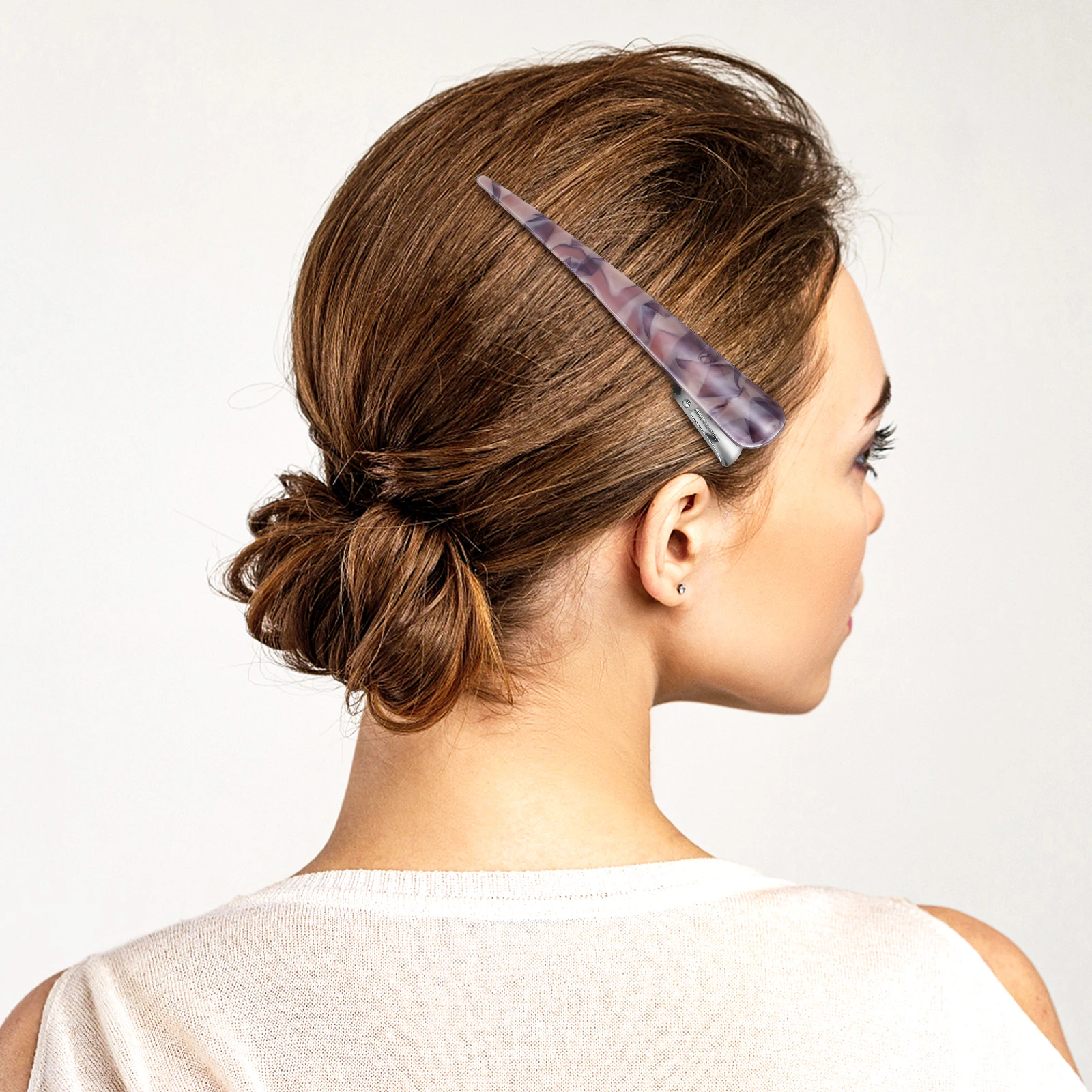 

2Pcs Duckbill Hair Clips Professional Salon Grade Tension Clips for Easy Hair Sectioning and Styling Dye Application