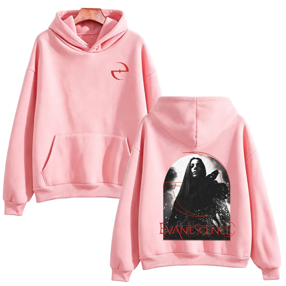 Sanctuary Logo Hoodie Evanescence Rockband Pullover Mode Unisex High Street Sweatshirts Lässige Langarm-Streetwear – Detail 9