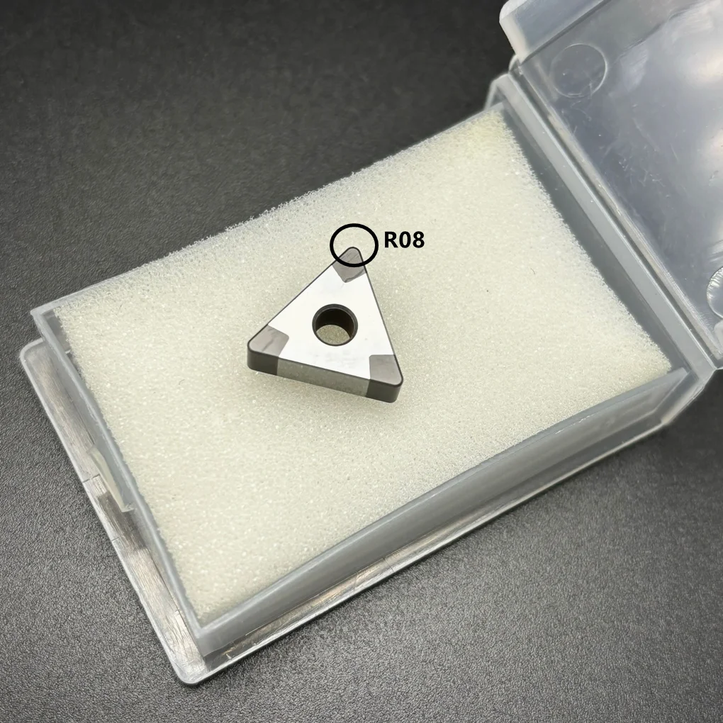 Herramienta de torneado de Metal de hierro fundido, Diamante CBN, TNMG160404, TNMG160408, TNMG160412, CBN, inserto de torno CNC, procesamiento de