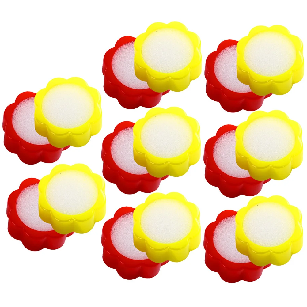 16 قطعة أداة مبللة للأصابع مرطب إسفنجي مانع للانزلاق لقرطاسية عد النقود لوازم مالية مرطب بأطراف الأصابع موثوق به #5