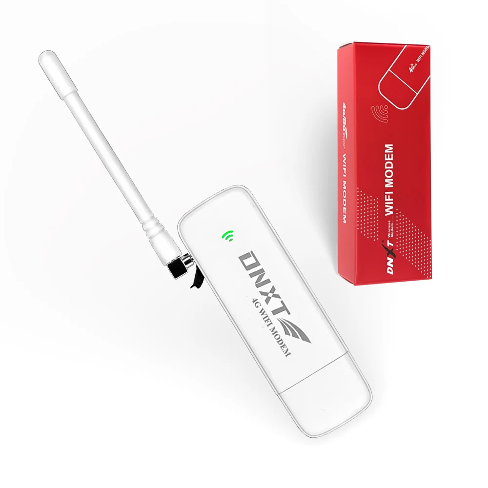 DNXT Unlocked ZTE 150M LTE 4G USB WiFi Dongle With Antenna Car Wingle Mobile WiFi Router Wireless Modem With SIM Card Home