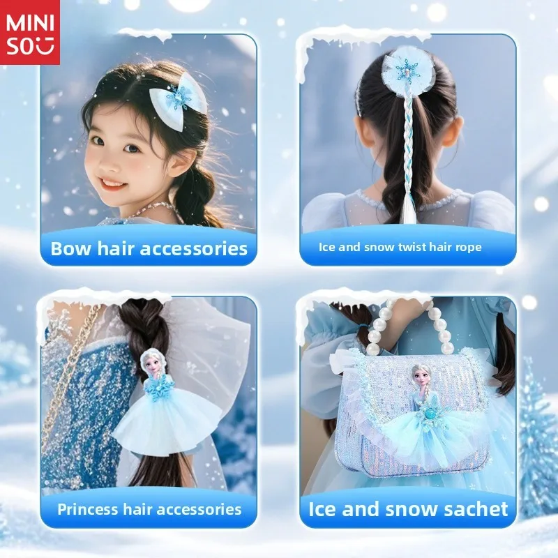 Disney Kids Elsa Crossbody Bag 2025 | Girls' Mini Handbag, Chic Princess Style