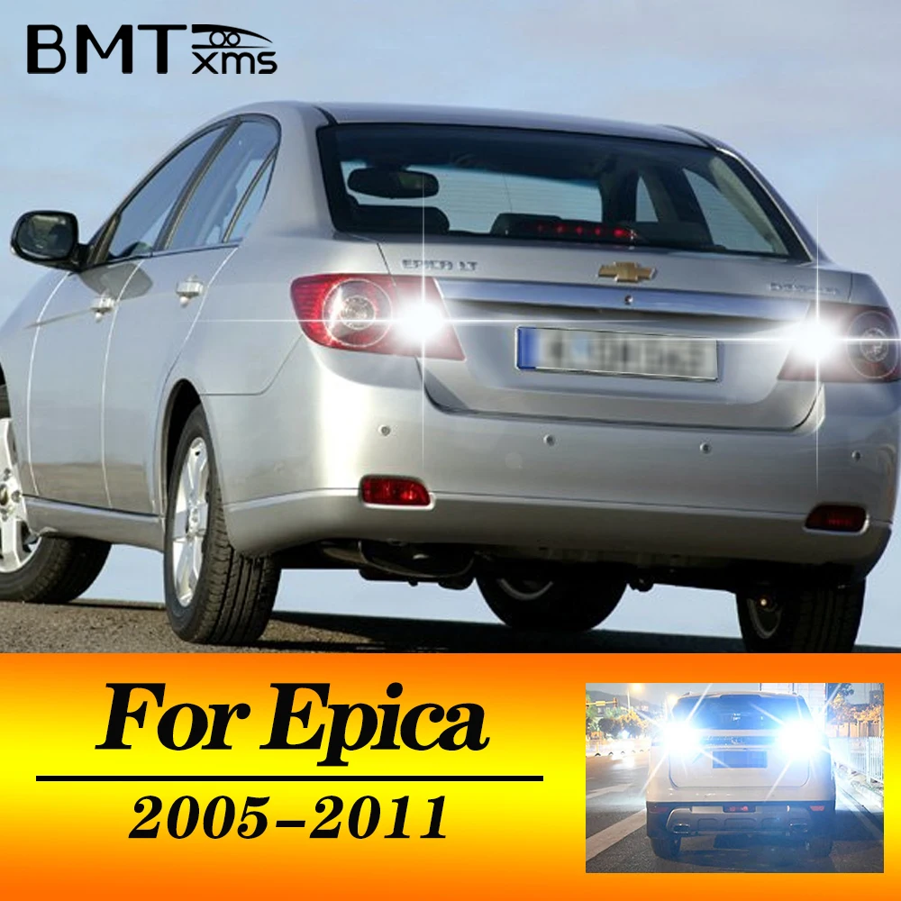 

BMTxms 2Pcs W16W T15 LED Reverse Light Backup Lamp Canbus Bulb For Chevrolet Epica Saloon 2011 2010 2009 2008 2007 2006 2005