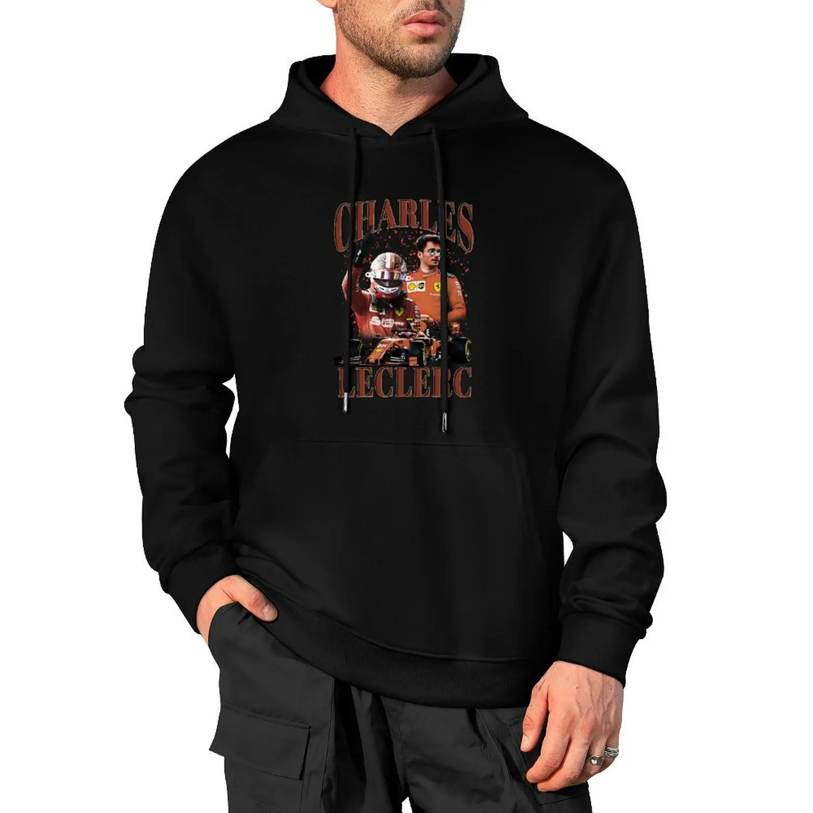 

Charles Leclerc Victory Pullover Hoodie men's winter sweater hooded shirt men's sweat-shirt men's sweat-shirt set anime hoodie