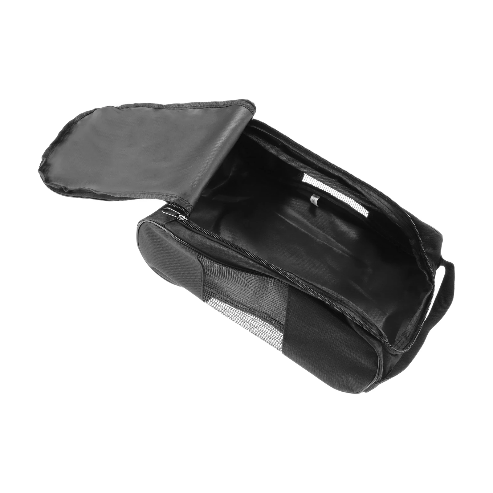 1pc 34*23*12cm Golf Shoe Bag 600D Oxford PVC Waterproof Two-way Zipper Closure for Golf/soccer/bowling/tennis/cycling Shoes