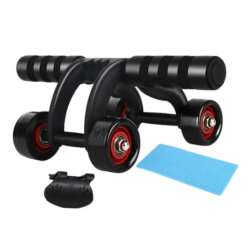 

Abdominal Wheels Machine Abdominal Muscles Exerciser Four Wheels Workout Equipment For Home Workplace Campus Traveling Business