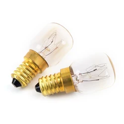 Household Oven Bulbs E14 15W/25W Warm White Oven Cooker Bulb Lamp Heat Resistant Light Bread Machine Bulb 220-230V 300°C