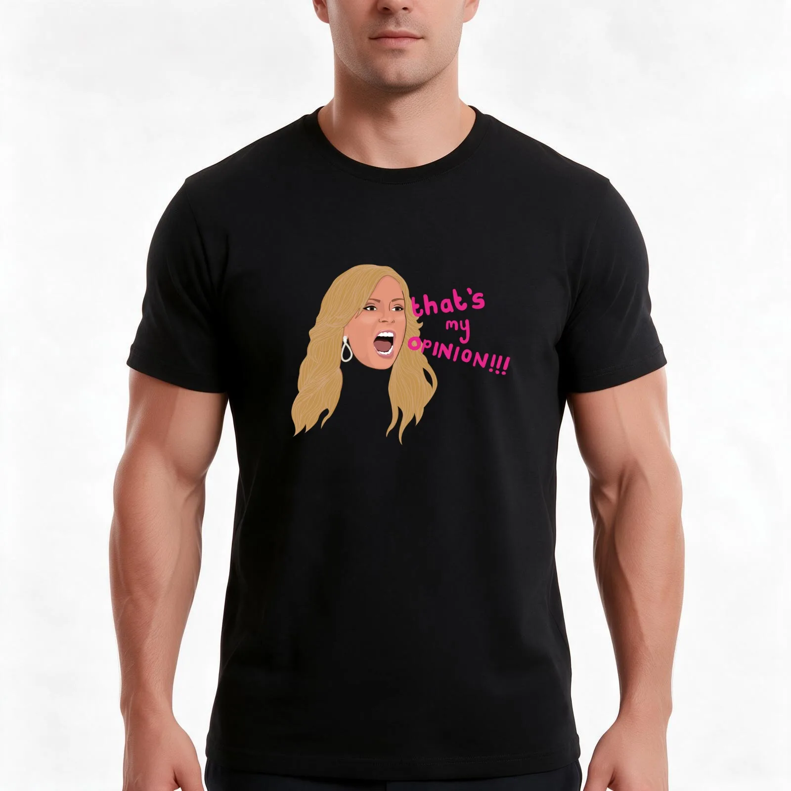 Tamra Judge - Real Houswives Of Orange County - That's My Opinion - RHOC T-Shirt, Summer Casual Cotton Tee, Unisex Men Women