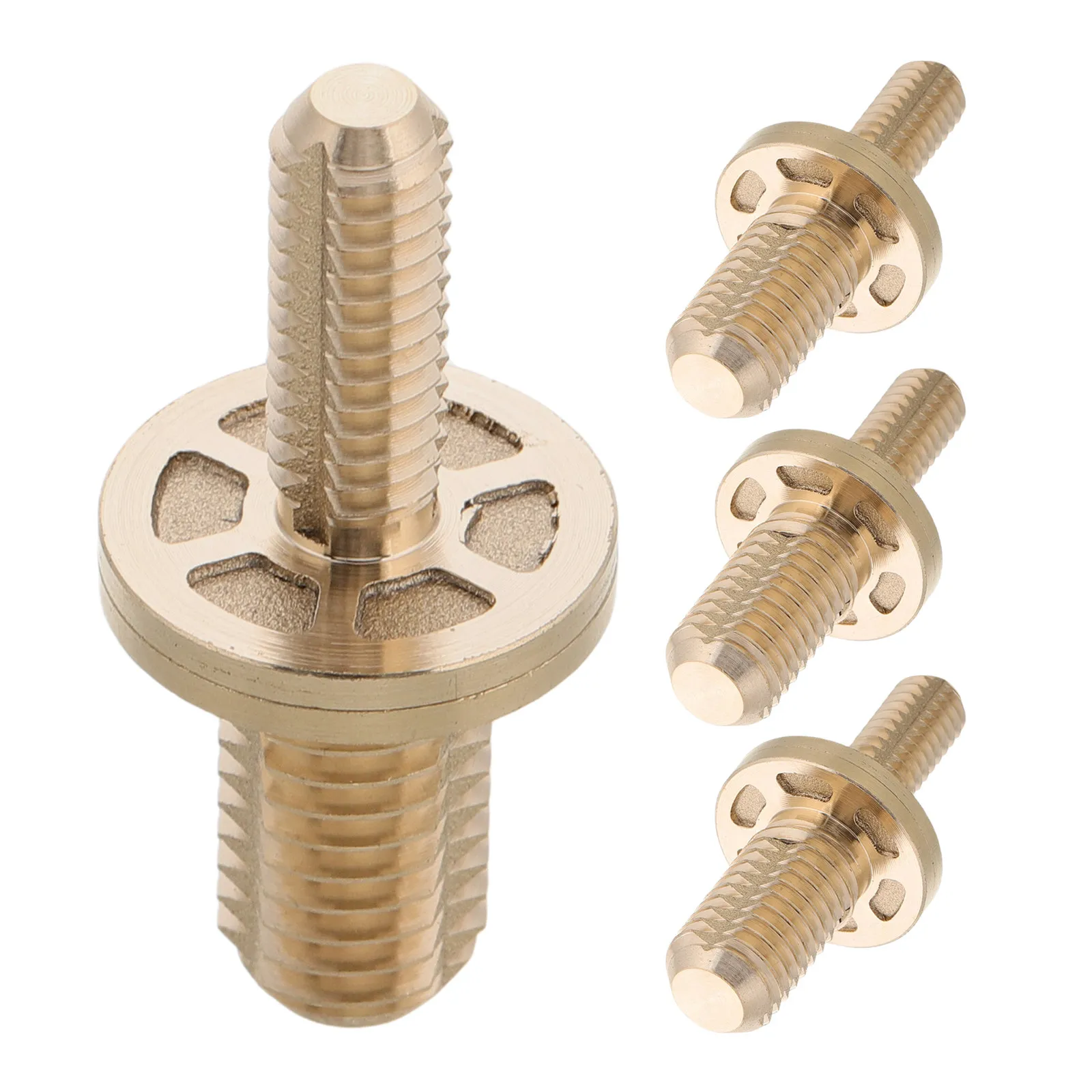 

4Pcs Billiard Cue Screws Premium Brass Joint Connectors Pool Cue Hardware Replacement Length Adjustment Accessories