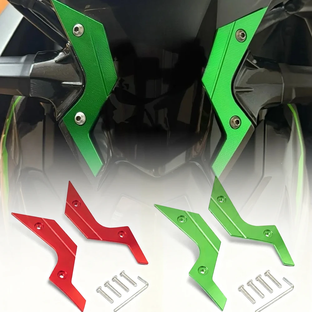 

For Kawasaki Z900 Z 900 ABS Z900SE Z650 Z 650 ABS 2020-2024 2025 Motorcycle Windshield Screen Decorative Cover Wind Deflector