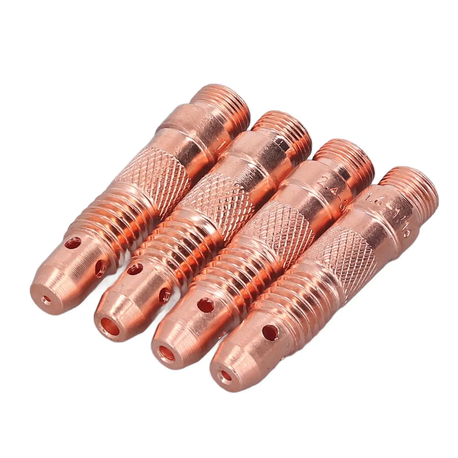 16 Pcs Welding Torch Kit - Ceramic Nozzles, Pressure Collets, Electrode Clips & PTFE Front Cover Accessories