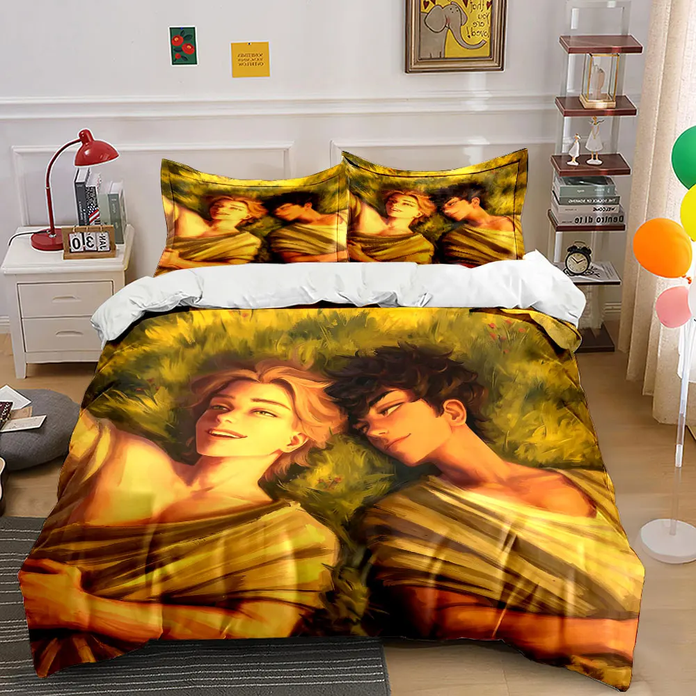 

"Sunny Field Relaxation Set" kid's and adults' bedroom decor, Exquisite three-piece bedding set gift