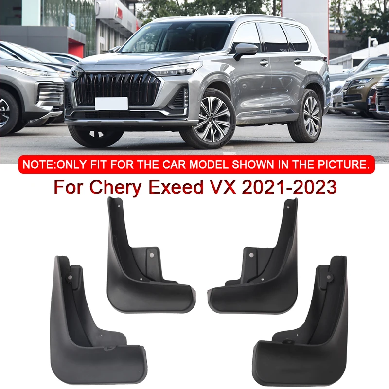 

ABS Car Mud Flaps Splash Guard Mudguards Car Styling For Chery Exeed VX 2021-2023 MudFlaps Front Rear Fender Auto Accessories