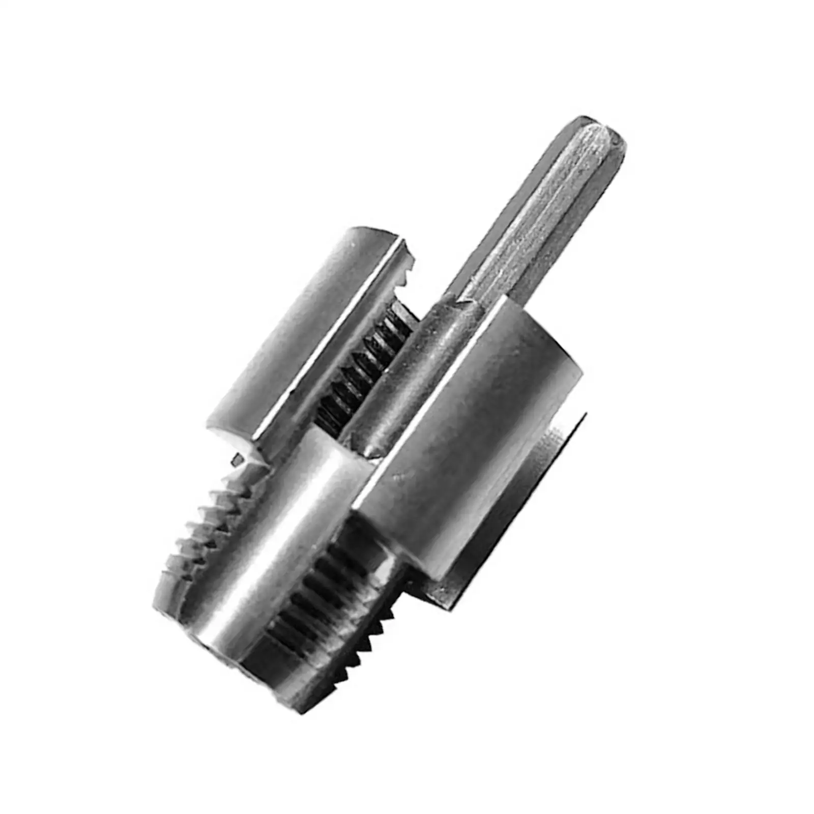 Pipe Threader Tool Carbon Steel Durable Hex Shank Tap for Electric Drill Plumbing Threading Work