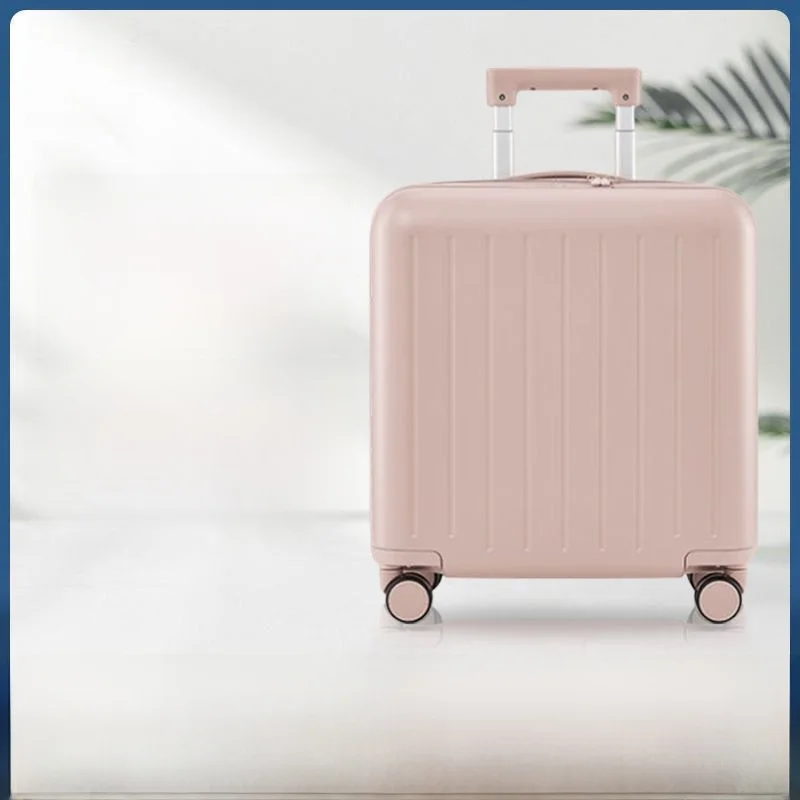 

Легкий чемодан-кейс 18 дюймов для путешествий, женский ручной чемодан Pullman с бесшумными универсальными колесами, популярный среди девушек