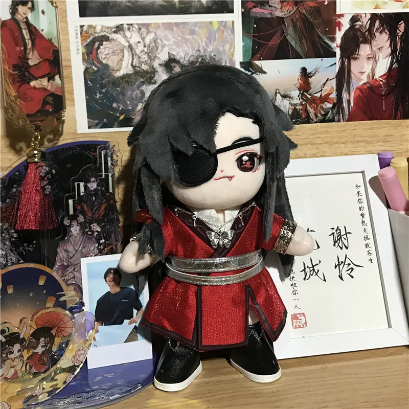 Original Minidoll Tian Guan Ci Fu Hua Cheng Plush Toys Dolls Plushie Anime Heaven Blessing Cosplay Figure Children Birthday Gift