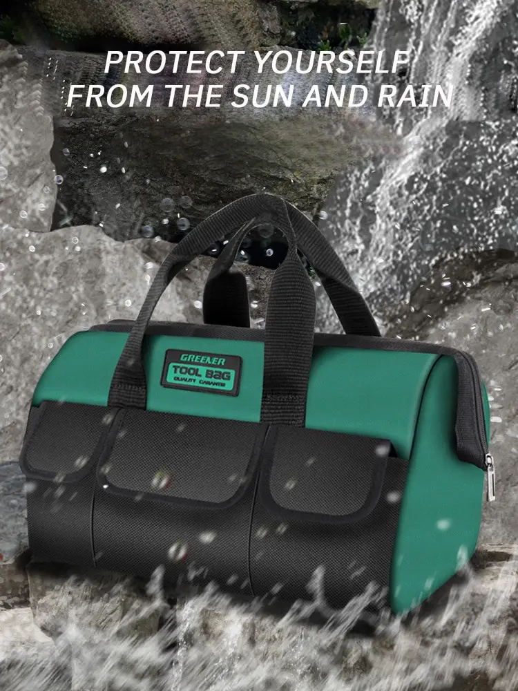Многофункциональная сумка для инструментов, водонепроницаемая и прочная холщовая сумка для инструментов для электрика Многофункциональная сумка для инструментов, водонепроницаемая и прочная холщовая сумка для инструментов для электрика