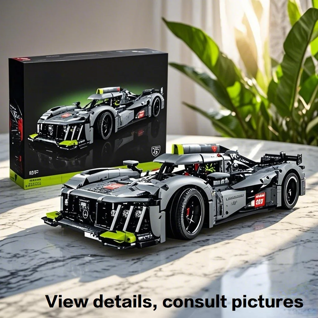

With Original Box Compatible 42156 9X8 Mans Hybrid Hypercar Super Racing Car Building 1775 PCS Blocks Sportcar Brick