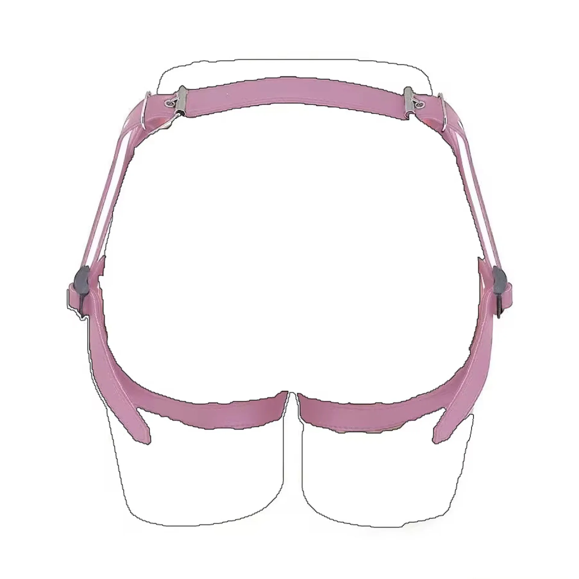 Butterfly Strap On Harness with Dildo Mount - Wearable Suction Cup Holder for Couples Pegging Play - view 6