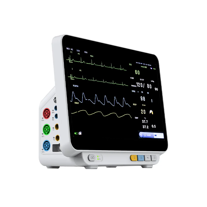 Novo monitor animal usado para eletrocardiograma, freqüência cardíaca, respiração, oxigênio no sangue, pressão arterial e temperatura corporal, 2024