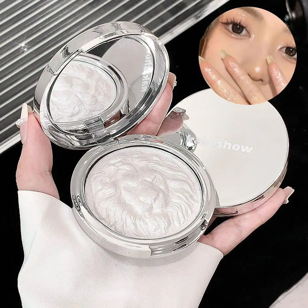 

3colors Highgloss Makeup Highlighter Smooth Mashed Potato Texture Highlight Pearlescent Contour Long-lasting Waterproof