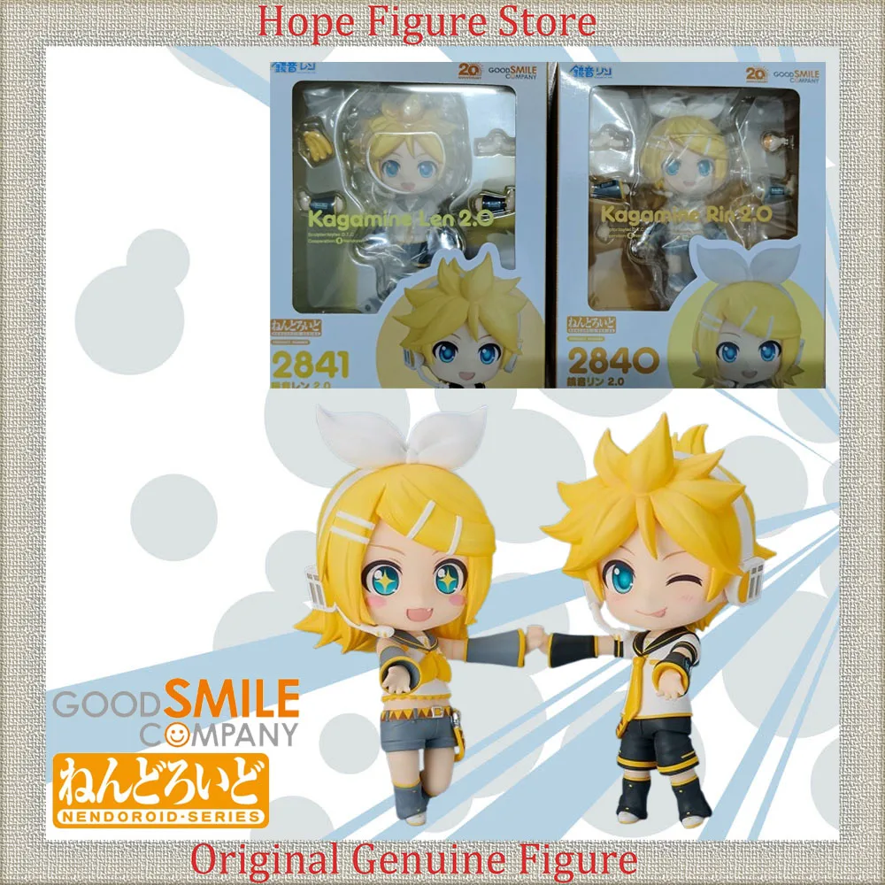 

Officially Licensed Good Smile Nendoroid Piapro Kagamine Rin Kagamine Len Figure Anime Action Model Toy