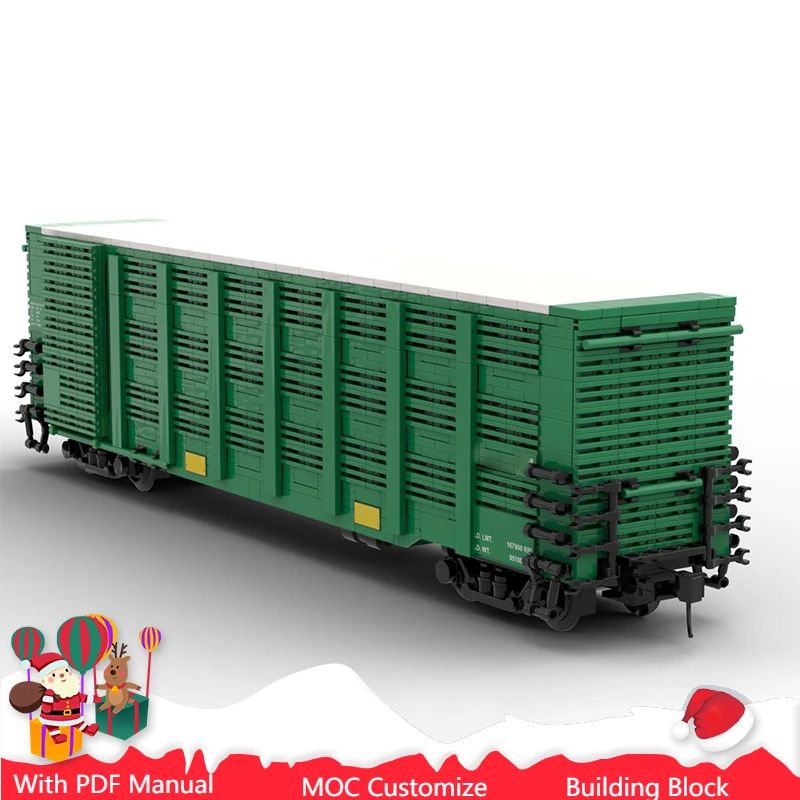 

1803 шт. MOC, городская инженерия, модель поезда, технический строительный блок, креативные детские сборные игрушки, подарок на день рождения, Рождество