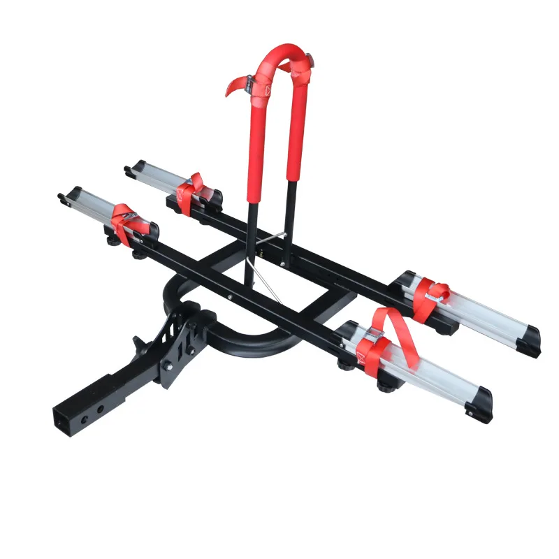 Foldable Aluminum Alloy Bicycle Rear Rack Car Hanger Off-Road SUV Travel Square Mouth New Design Bicycle Carrier view 5