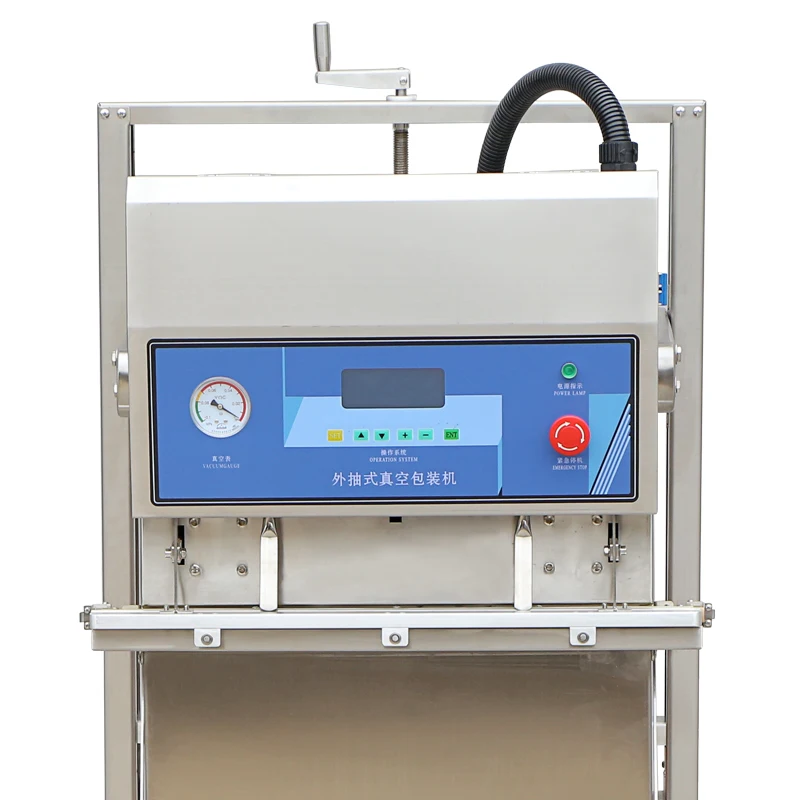 Mesin Vacuum Sealer Vertikal Eksternal DZ-600W untuk Dijual, Mesin Vacuum Sealer Vertikal Eksternal Tipe Stand 600 Efisiensi Tinggi