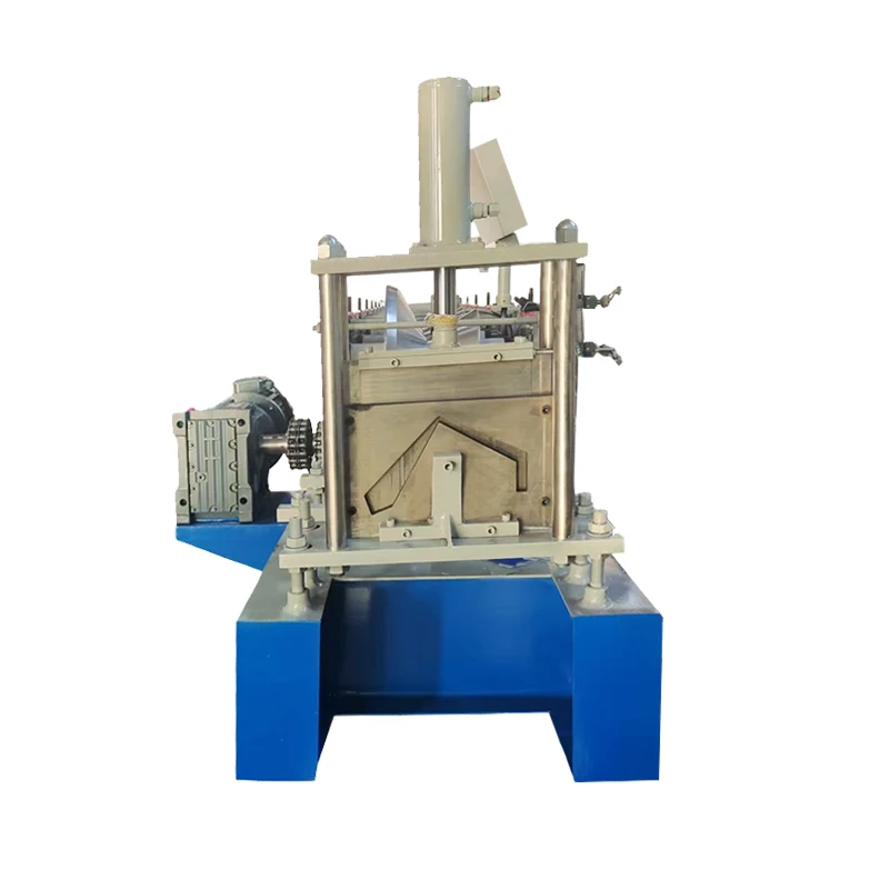 High-definition high-speed zinc metal roof ridge coiling forming machine