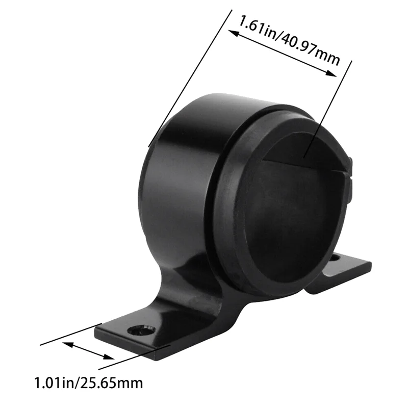 

Stable-Replacement Accessories Black 60Mm Fuel Pump Single Mount Bracket Fuel Filter External Bracket Clamp Cradle For 044