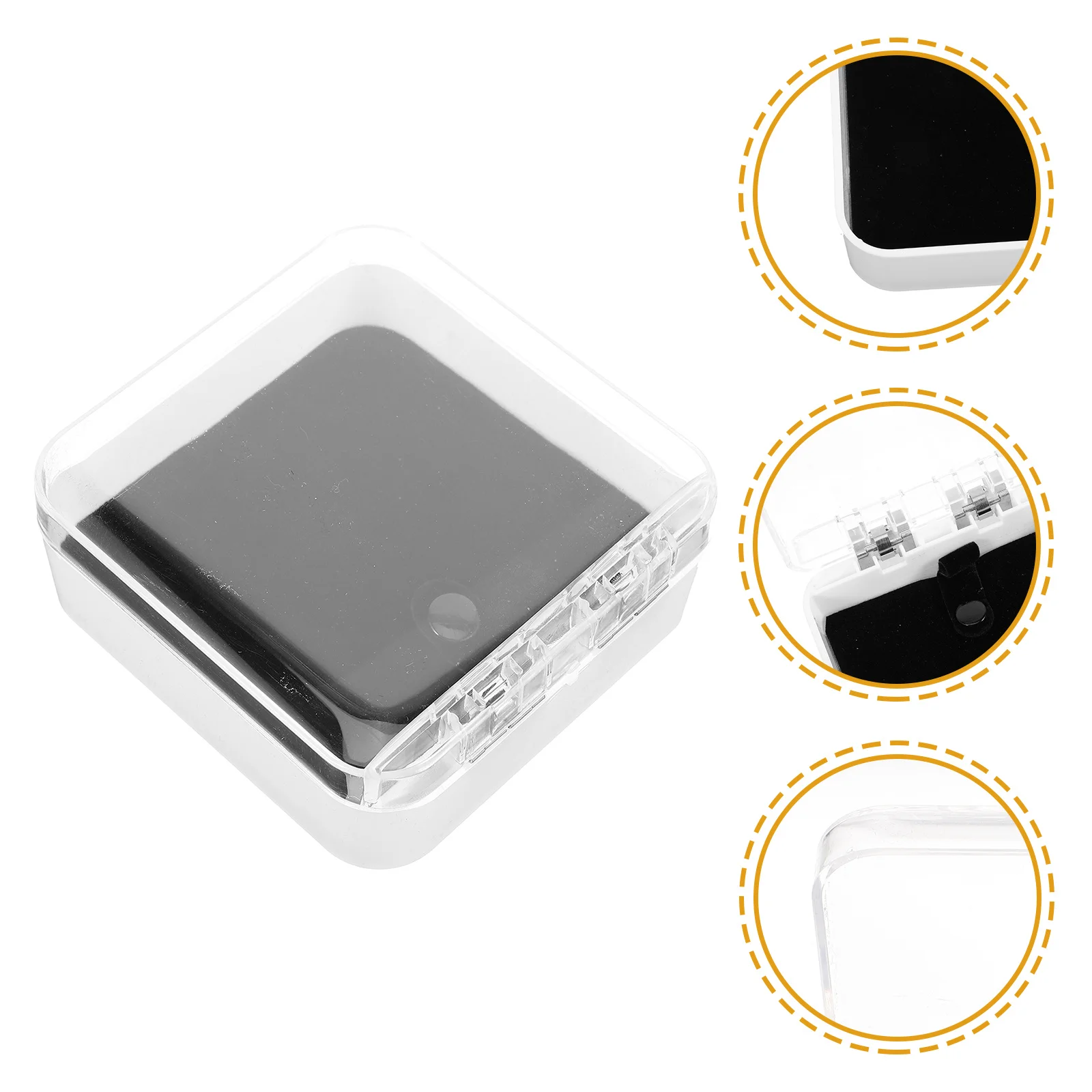 

Tattoo Machine Protection Case Acrylic Small Multifunctional Travel Storage Organizer Box for Tattoo Supplies Accessories