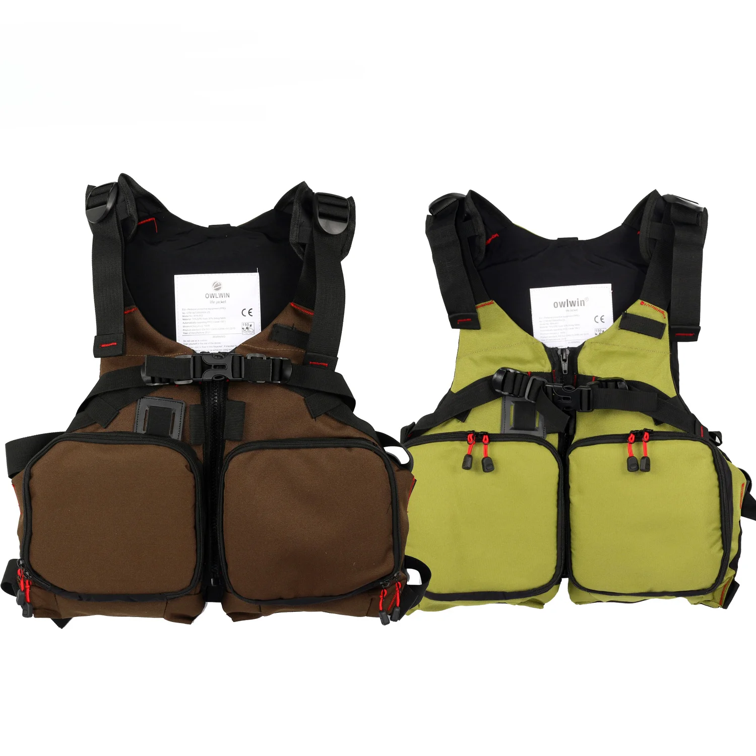 Outdoor Sport Fishing Vest for Men Life Jacket Buoyancy Suit Life Safety Vest Adjustable Sailing Waistcoat Vest Floating