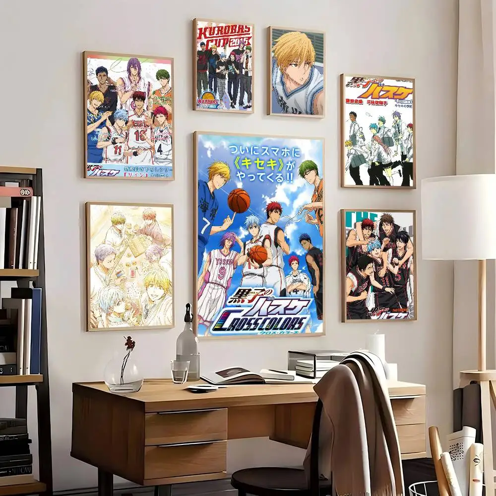 Kuroko No Basket Posters Living Room Bar Cafe Quality Canvas Vintage Style Comics Painting Art Home Wall Decor Picture