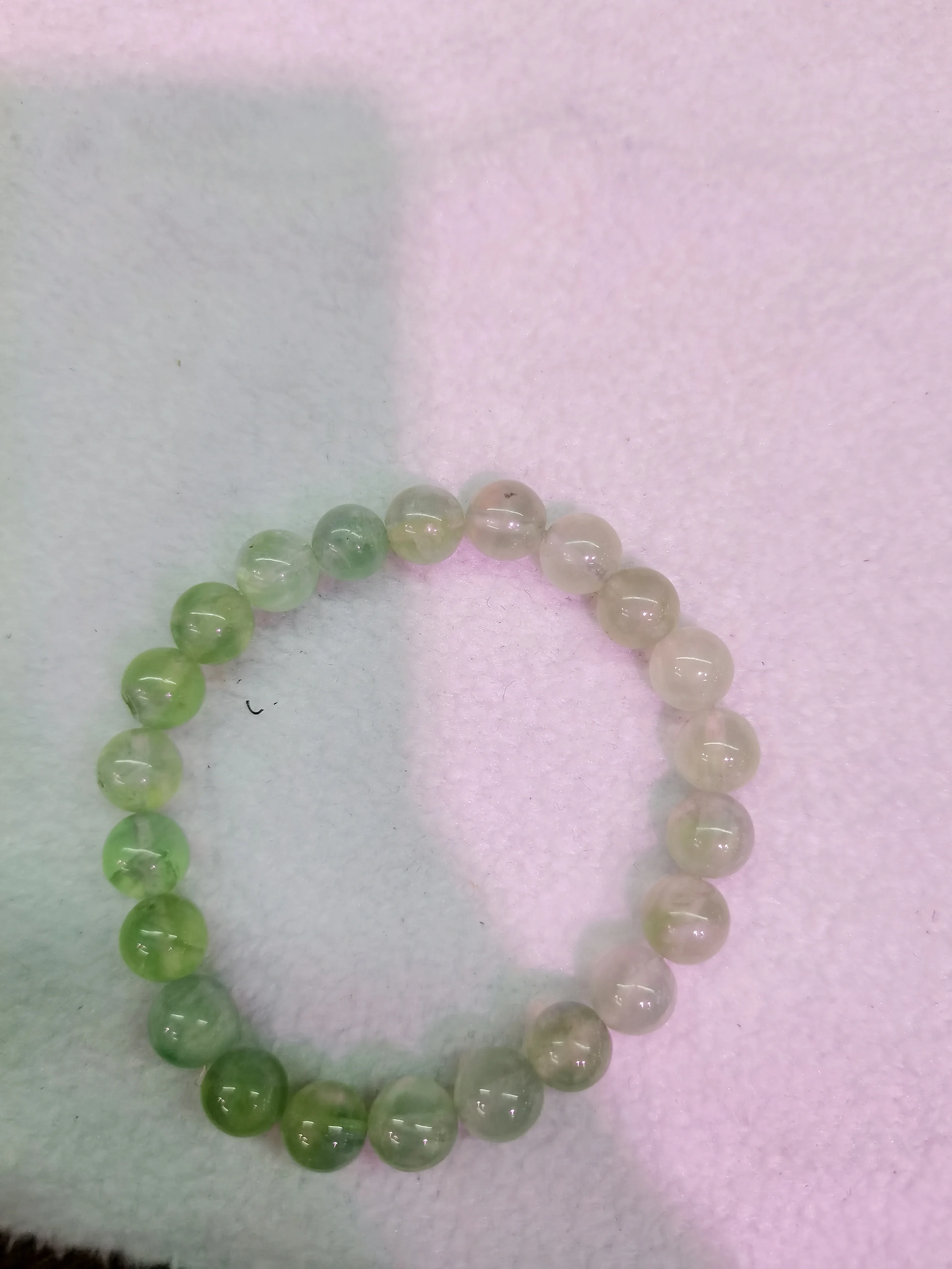 2025 جديد قسط الطبيعية الخضراء بريهنيت الخرز سوار-8 مللي متر جوهرة الطبيعية سلسلة سوار ، DIY بها بنفسك حلية المجوهرات هدية والجملة السائبة