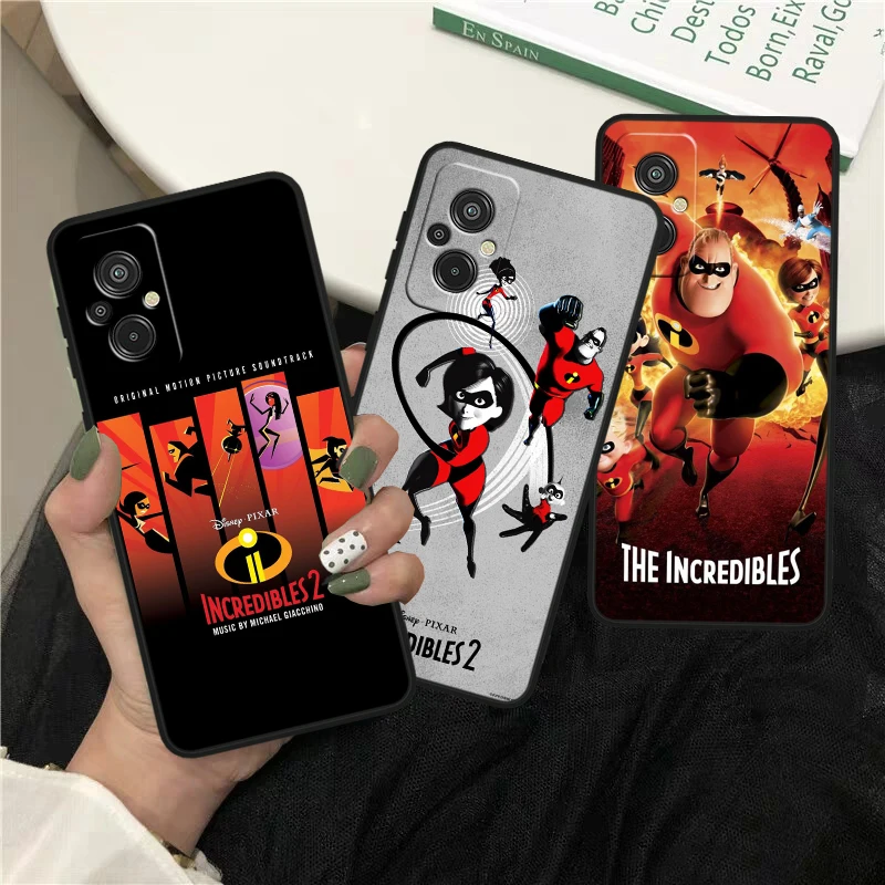 The Incredibles Cool For Xiaomi Redmi K60 12C 12 11A A1 11 10C 10X 9T 9C 9AT 8A Pro Silicone Black Phone Case