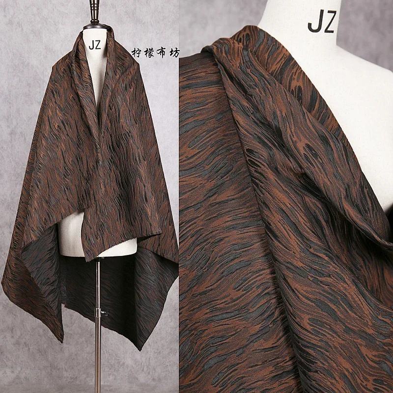 

Рельефная жаккардовая ткань Hanfu, шаль, куртка, оптовая продажа, ткань на метр, шитье одежды, сделай сам, чистый полиэстер, материал