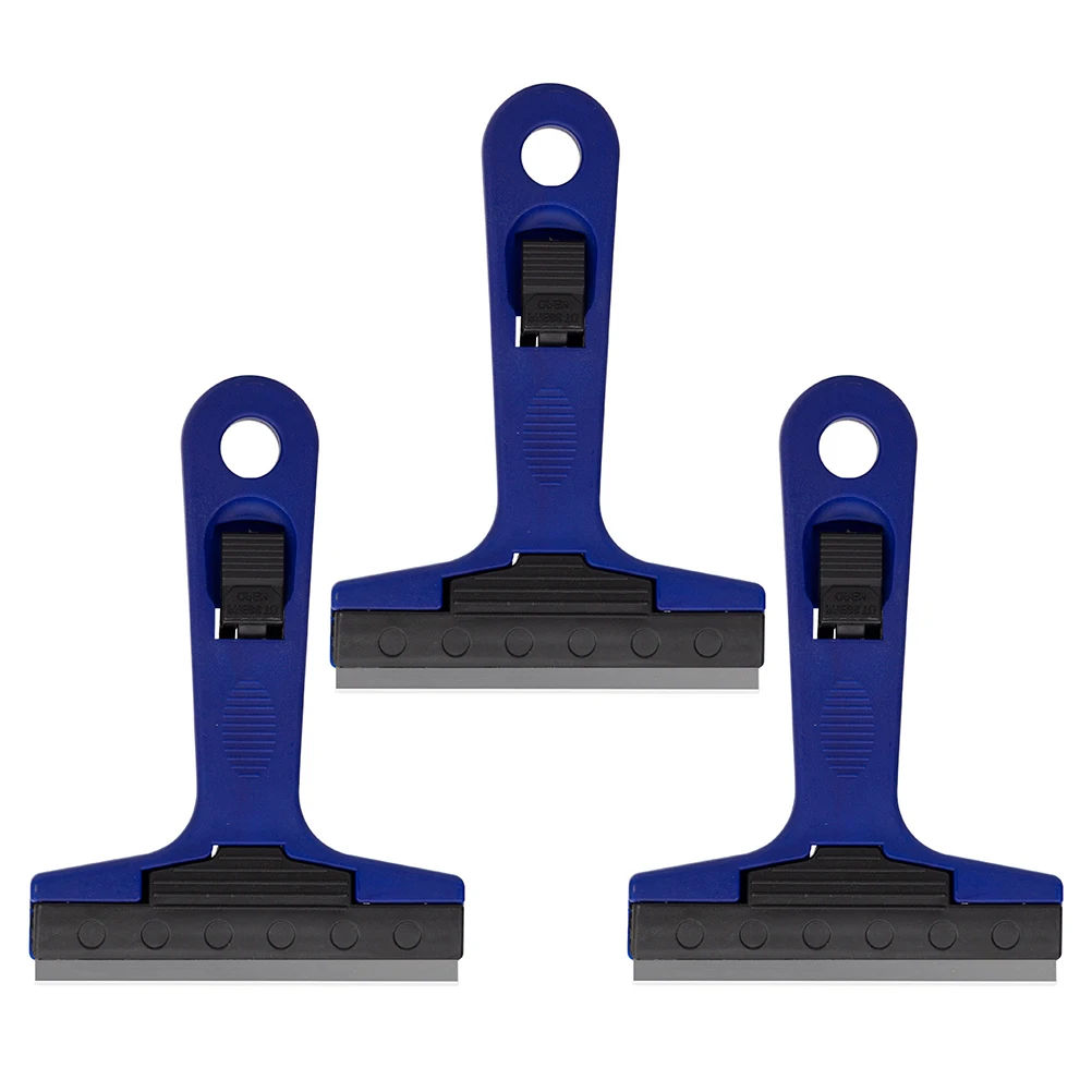 

Cleaning Spatulas Nylon Plastic Wall Scrapers Glass Glass Spatulas Blue Replaceable Home Office Factory Use