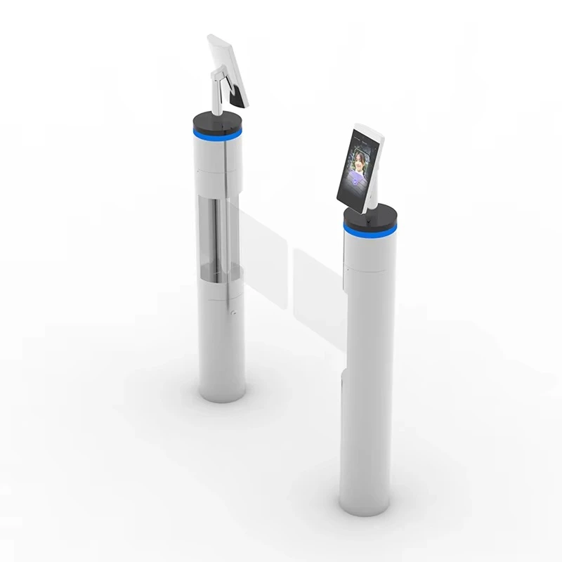 Automatic Pedestrian Swing Turnstile Gate High-Speed Access Control System Code Reader Anti-Collision Barrier Traffic