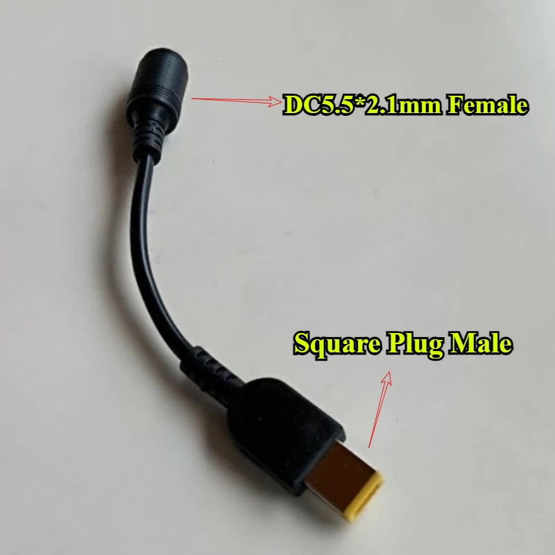 

1-30Pcs DC Power Adapter Plug Converter for Lenovo 5.5*2.1/5.5*2.5/7.9*5.5mm Female to Square Plug Connector Notebook Charger