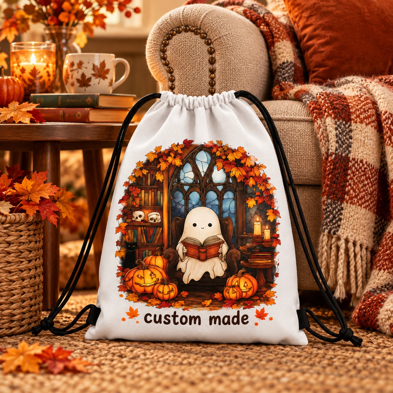 Custom Drawstring Backpack Personalized Drawstring Backpack Sports Gym Bag Unisex Shopping Bag Photo Printing Travel Gift Plus