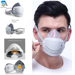 20pcs filter dust mask respirator half face dust mask anti industrial building dust haze safety gas mask