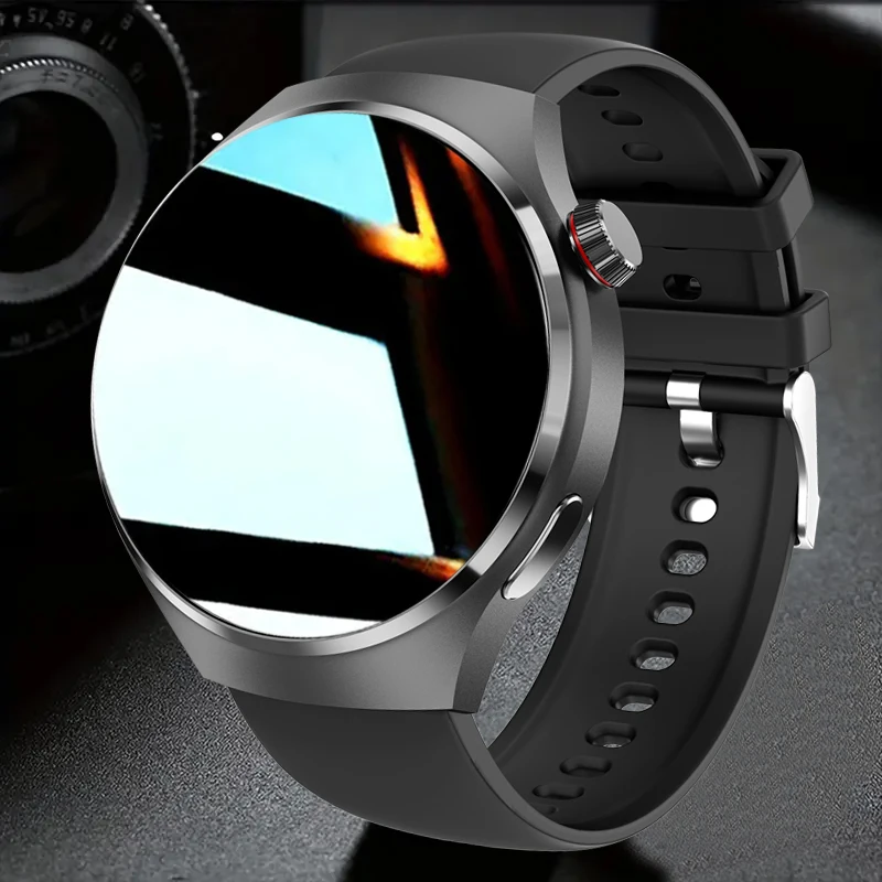 

2025 Smart Watch Men Full Circle Touch Screen Bluetooth Call Men Smartwatch Sport Activity Fitness Watch+Box