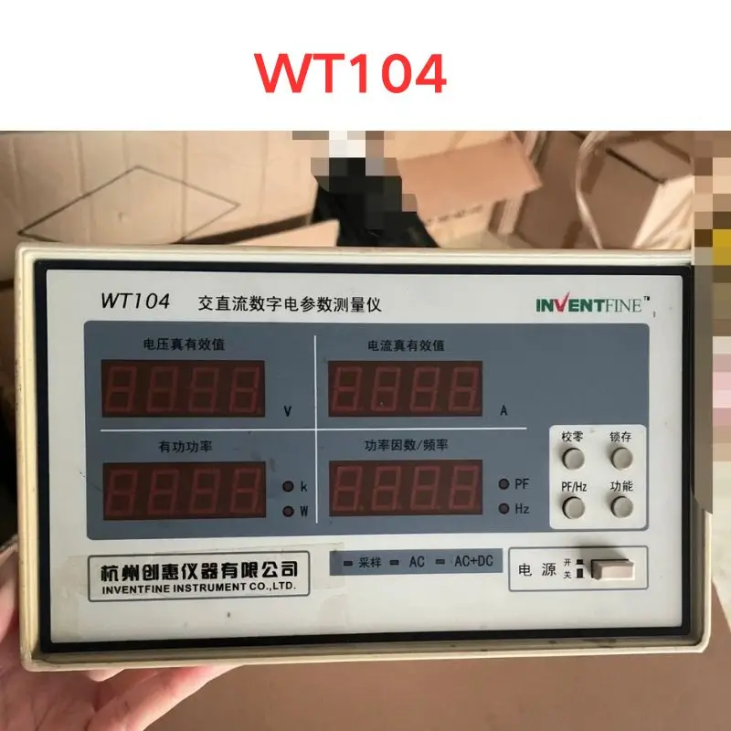 Second hand test OK WT104 AC/DC digital electrical parameter measuring instrument