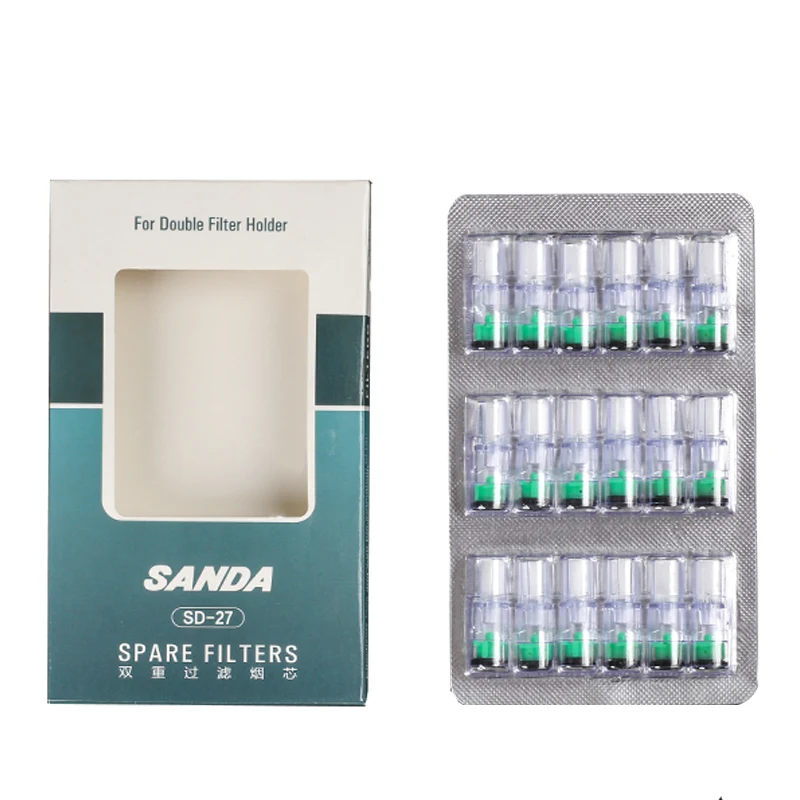 218/432filters/lot SD-27 Sanda  cigarette filters Cigarette Holder smoke core Smoking Accessories